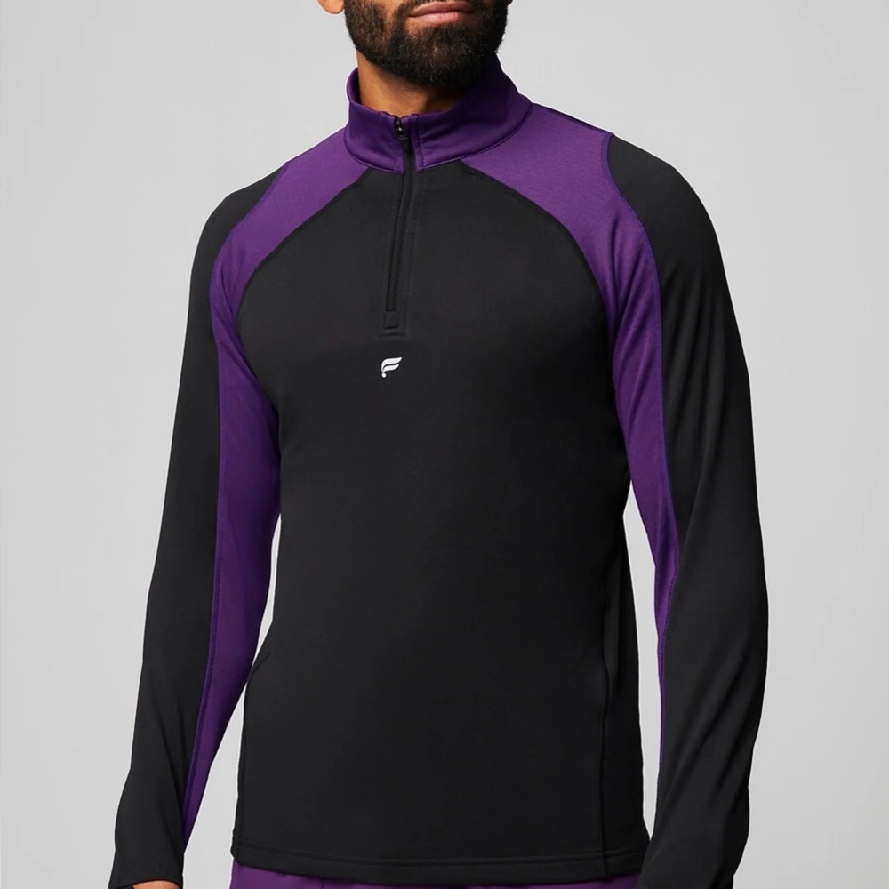 Men’s Fabletics The Apex Quarter Zip Pullover Sweatshirt XXL.